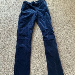 Vineyard Vines Girls Navy Corduroy Velvet Pants Size 14